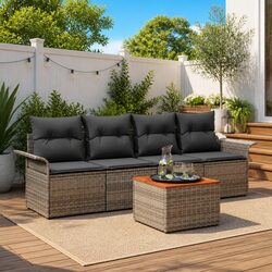 Compact 5-Piece Outdoor Sofa Set for Easy Living