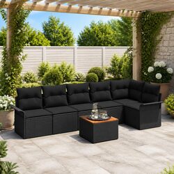 Compact and Efficient 7 Piece Outdoor Sofa Set