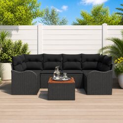 Compact 7-Piece Outdoor Sofa Set for Relaxation
