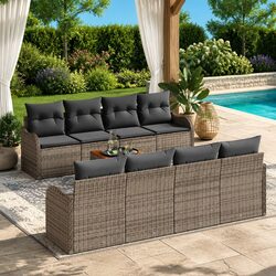 Concise and Modern 9 Piece Outdoor Furniture Set