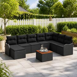 9-Piece Modular Sofa Set for Your Outdoor Comfort