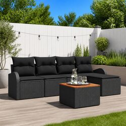 Compact and Durable 6-Piece Outdoor Sofa Set