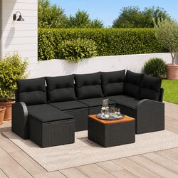 Confidently Stylish 7-Piece Modular Garden Sofa Set