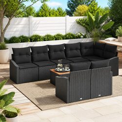 Efficient 9-Piece Garden Sofa Set for Outdoors