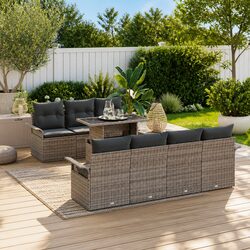 Versatile 8-Piece Modular Sofa Set for Outdoor Living