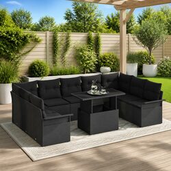 Stylish Modular Sofa Set for 10, Perfect for Outdoors