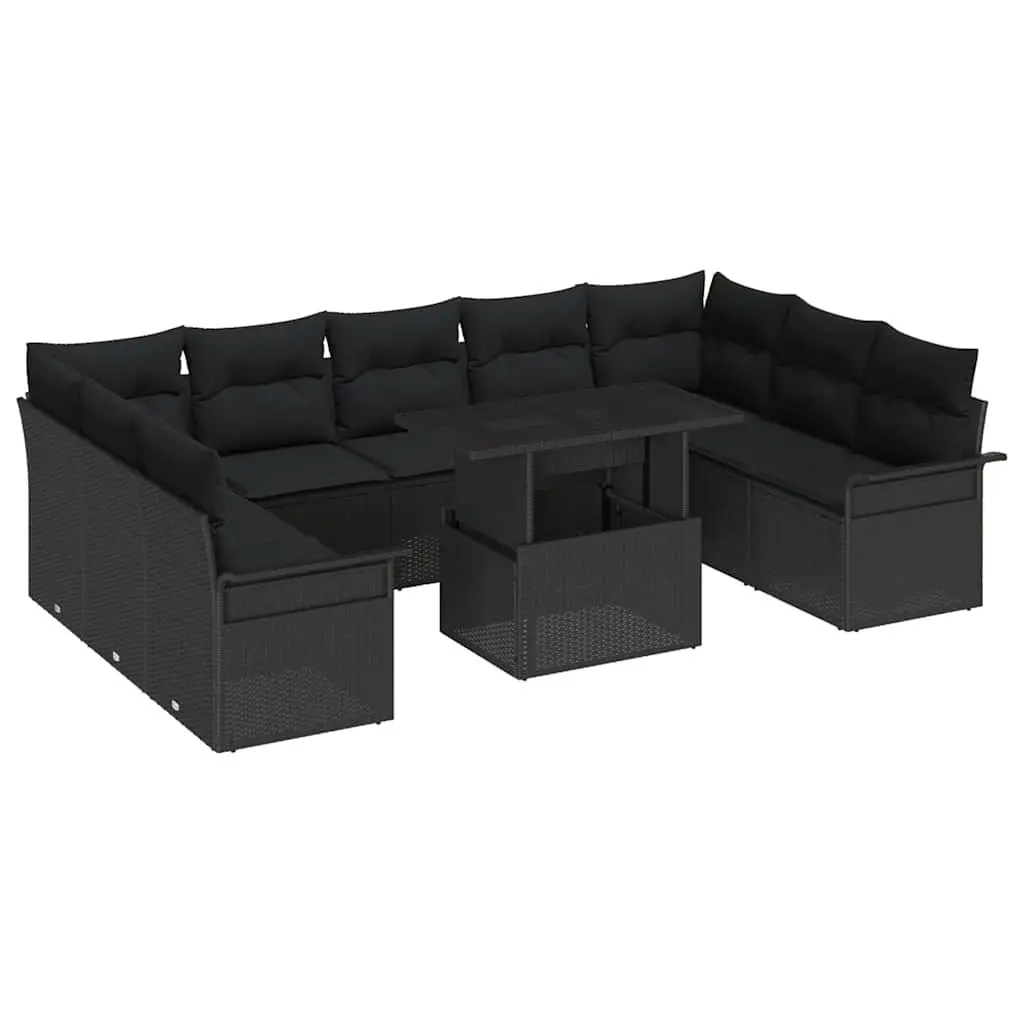 Garden Sofa Set 10 Seater Outdoor Furniture Modular Poly Rattan Dining Lounge