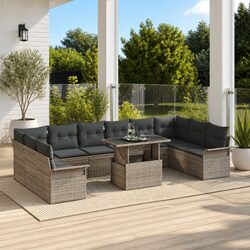11 Piece Garden Sofa Set with Flexible Setup and Style
