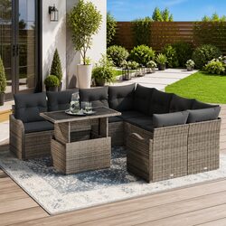 9-Piece Garden Sofa Set with Comfort and Style