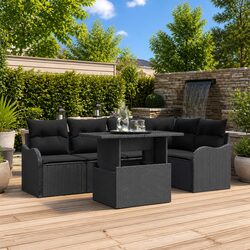 Compact and Stylish Outdoor Dining Set for 6