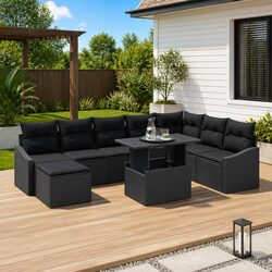 Compact and Versatile 9-Piece Sofa Set