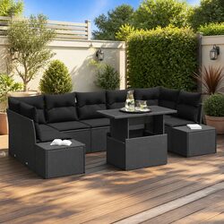 Efficient 8-Piece Sofa Set for Outdoor Enjoyment