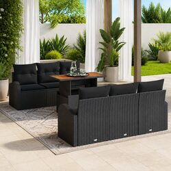 7-Piece Outdoor Sofa Set with Cushions - Perfectly Designed