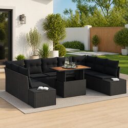 Stylish 10-Piece Outdoor Sofa Set for Entertaining