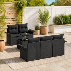 Compact and Functional 6-Piece Garden Sofa Set