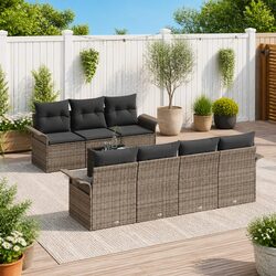8-Piece Modular Sofa Set - Outdoor Comfort Redefined