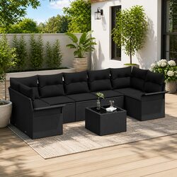 Compact and Modern 8-Piece Modular Sofa Set