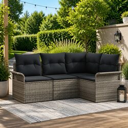 4-Piece Modular Sofa Set: Stylish and Sturdy Design