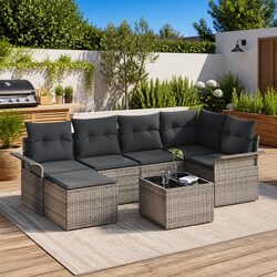 7-Piece Garden Sofa Set: Stylish and Functional