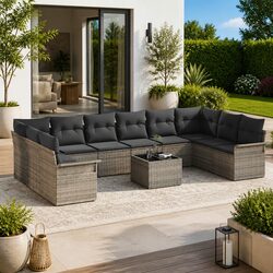 11-Piece Outdoor Patio Sofa Set - Easy to Arrange