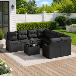 Compact 9-Piece Outdoor Sofa Set for Every Space