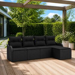 5-Piece Outdoor Sofa Set - Stylish and Compact
