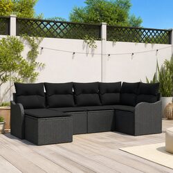 Compact and Stylish Modular Garden Sofa Set, 6 Pieces