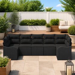 7-Piece Modular Garden Sofa Set: Quality Meets Style