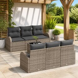 7-Piece Modular Garden Sofa Set: Perfect for Outdoors