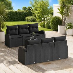 Efficient 7-Piece Modular Sofa Set for Outdoor Spaces