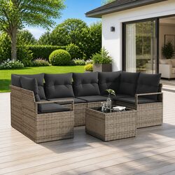 Your New Favorite 7-Piece Outdoor Sofa Set Awaits