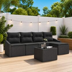 6-Piece Modular Outdoor Sofa Set - Durable and Stylish