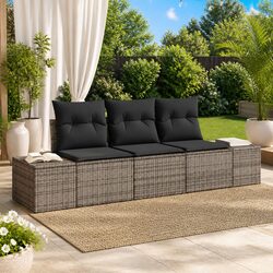 Compact and Functional 3-Piece Outdoor Sofa Set