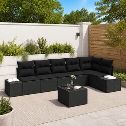 Compact and Stylish Modular Garden Sofa Set with Storage