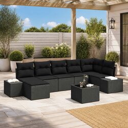 Compact 7 Piece Garden Sofa Set: Stylish and Functional