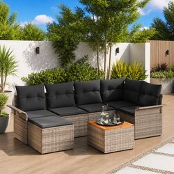 Your Perfect Outdoor Sofa Set - 7 Pieces Included