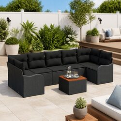 Compact and Stylish 8-Piece Modular Sofa Set