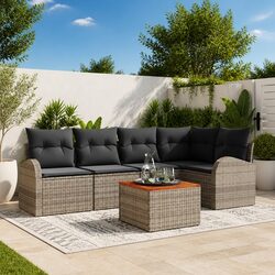 Compact and Durable 6-Piece Outdoor Sofa Set