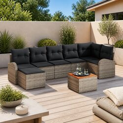8 Piece Garden Sofa Set: Comfort and Style Combined