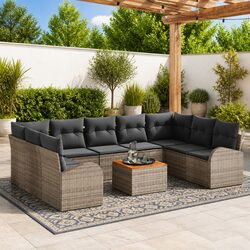 10-Piece Outdoor Sofa Set: Stylish & Functional