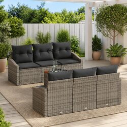 Sleek Modular 7-Piece Sofa Set for Outdoor Relaxation