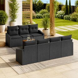 Compact and Stylish 8-Piece Garden Sofa Set