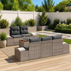 Compact and Durable 6-Piece Outdoor Sofa Set