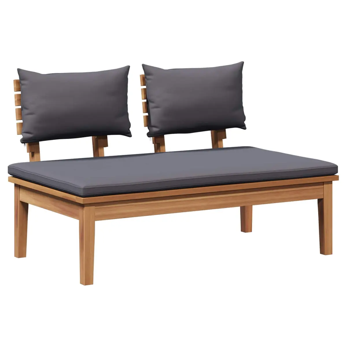 Garden Sofa Set 5 Piece Outdoor Furniture Lounge Seating Brown Grey Modern