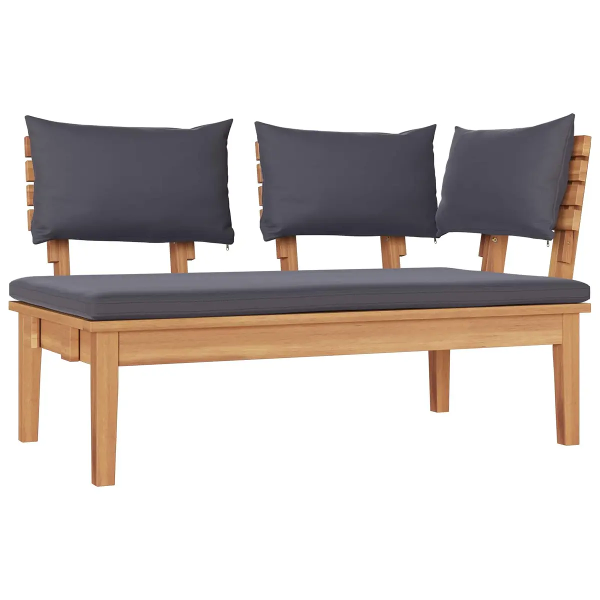 Garden Sofa Set 5 Piece Outdoor Furniture Lounge Seating Brown Grey Modern