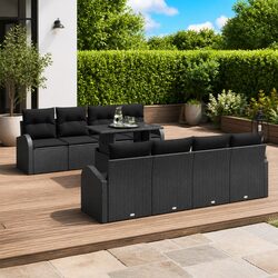 9-Piece Outdoor Sofa Set - Modern, Comfortable, and Durable