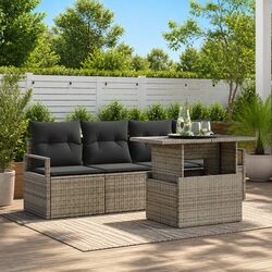 Sleek and Stylish 5-Piece Garden Sofa Set for Outdoors
