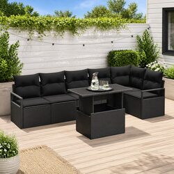 Compact and Confident 7-Piece Outdoor Sofa Set