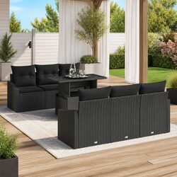 Concise and Stylish: 7-Piece Garden Sofa Set