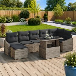 8-Piece Modular Garden Sofa Set - Built to Last